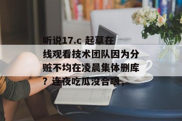 听说17.c 起草在线观看技术团队因为分赃不均在凌晨集体删库？连夜吃瓜没合眼，